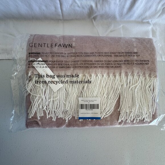 Gentle Fawn Pink Fringe Kimono NWT - Picture 3 of 3